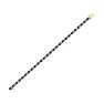 6 Carat Oval Shape Mystic Topaz and Diamond Bracelet In 14 Karat Yellow Gold, 7 Inches Image-3