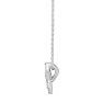 1/8 Carat Diamond Star of David Necklace In 14 Karat White Gold, 18 Inches Image-2