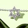 1/8 Carat Diamond Star of David Necklace In 14 Karat White Gold, 18 Inches Image-5