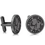 Octavius Puff Puff Pass Cufflinks, Gunmetal Image-1