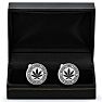Octavius HIGH-er Power Cufflinks, Silver Image-4