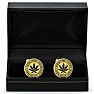 Octavius HIGH-er Power Cufflinks, Yellow Gold Image-4