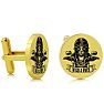 Octavius Wild & Free Cufflinks, Yellow Gold Image-1