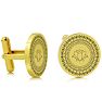Octavius Chakra Cufflinks, Yellow Gold Image-1