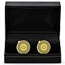 Octavius Chakra Cufflinks, Yellow Gold Image-4