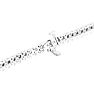 2.30 Carat Diamond Mens Tennis Bracelet In 14 Karat White Gold, 8 Inches Image-3