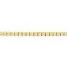 2.30 Carat Diamond Mens Tennis Bracelet In 14 Karat Yellow Gold, 8 Inches Image-2