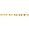 2.30 Carat Diamond Mens Tennis Bracelet In 14 Karat Yellow Gold, 8 Inches Image-2