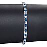 3 1/4 Carat Blue And White Diamond Mens Tennis Bracelet In 14 Karat White Gold, 8 1/2 Inches Image-4
