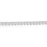 4 1/4 Carat Diamond Mens Tennis Bracelet In 14 Karat White Gold, 7 1/2 Inches Image-2