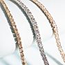 5 Carat Diamond Mens Tennis Bracelet In 14 Karat White Gold, 8 1/2 Inches Image-5