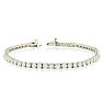 7 1/2 Carat Diamond Mens Tennis Bracelet In 14 Karat White Gold, 7 1/2 Inches Image-1