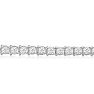 13 Carat Diamond Mens Tennis Bracelet In 14 Karat White Gold, 8 Inches Image-2
