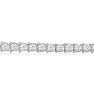 9 3/4 Carat Diamond Mens Tennis Bracelet In 14 Karat White Gold, 7 1/2 Inches Image-2