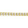 11 3/4 Carat Diamond Mens Tennis Bracelet In 14 Karat Yellow Gold, 9 Inches Image-2