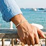 10 1/2 Carat Diamond Mens Tennis Bracelet In 14 Karat Yellow Gold, 8 Inches Image-5