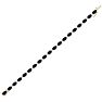 12 Carat Oval Shape Sapphire and Diamond Bracelet In 14 Karat Yellow Gold, 7 Inches Image-3