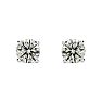 1.55 Carat Colorless Diamond Stud Earrings 14 Karat White Gold. Really Amazing Superwhite Diamonds At An Incredible Price! Image-2