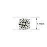 1.55 Carat Colorless Diamond Stud Earrings 14 Karat White Gold. Really Amazing Superwhite Diamonds At An Incredible Price! Image-4