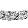 LAST REMAINING QUANTITY! 1 Carat Intricate Diamond Bracelet, 7 Inches.  Interesting Art Deco Natural, Rose-Cut Diamond Bracelet That Looks Very Big! Image-3