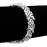 LAST REMAINING QUANTITY! 1 Carat Intricate Diamond Bracelet, 7 Inches.  Interesting Art Deco Natural, Rose-Cut Diamond Bracelet That Looks Very Big! Image-6