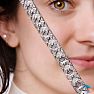 LAST REMAINING QUANTITY! 1 Carat Intricate Diamond Bracelet, 7 Inches.  Interesting Art Deco Natural, Rose-Cut Diamond Bracelet That Looks Very Big! Image-8