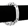 Men's Diamond ID Bracelet In Stainless Steel. Very High Quality.  36 Shiny Diamonds. Image-5