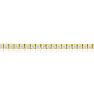 3 2/3 Carat Diamond Mens Tennis Bracelet In 14 Karat Yellow Gold, 8 1/2 Inches Image-2