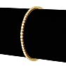 3 2/3 Carat Diamond Mens Tennis Bracelet In 14 Karat Yellow Gold, 8 1/2 Inches Image-4