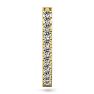 1/10 Carat Diamond Single Mens Hoop Earring In 14 Karat Yellow Gold Image-3
