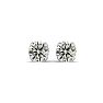 1 Carat Colorless Diamond Stud Earrings In 14 Karat White Gold Image-2