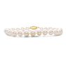 7 Inch 7mm AA Hand Knotted Pearl Bracelet, 14k Yellow Gold Clasp
 Image-1