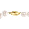 7 Inch 7mm AA Hand Knotted Pearl Bracelet, 14k Yellow Gold Clasp
 Image-3