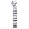 2 Carat Round Shape Diamond Bridal Set In Platinum Image-4