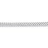 13 Carat Three Row Diamond Mens Tennis Bracelet In 14 Karat White Gold, 8 Inches Image-2