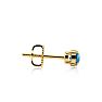 1/2ct Blue Diamond  Stud Earring in Yellow Gold Image-2