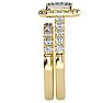 2 1/2 Carat Emerald Cut Halo Diamond Bridal Set In 14 Karat Yellow Gold Image-4