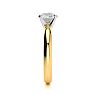 1 1/2 Carat Diamond Solitaire Engagement Ring In 14K Yellow Gold Image-3