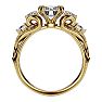 2 Carat Vintage Diamond Engagement Ring In 14 Karat Yellow Gold Image-3