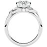 1 1/2 Carat Celtic Love Knot Diamond Engagement Ring In 14 Karat White Gold Image-3