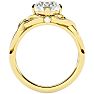 1 1/2 Carat Celtic Love Knot Diamond Engagement Ring In 14 Karat Yellow Gold Image-3