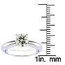 1.10 Carat Diamond Round Engagement Rings In Platinum Image-4