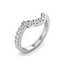 1/2 Carat Matching Diamond Band In 14K White Gold Image-3