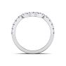 1/2 Carat Matching Diamond Band In 14K White Gold Image-4