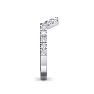 1/2 Carat Matching Diamond Band In 14K White Gold Image-5