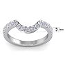 1/2 Carat Matching Diamond Band In 14K White Gold Image-6