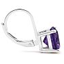 5 Carat Amethyst Drop Earrings in Sterling Silver
 Image-3