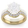 1/2 Carat Matching Diamond Band In 14K Yellow Gold Image-2