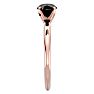 1 Carat Black Diamond Solitaire Engagement Ring In 14 Karat Rose Gold Image-4
