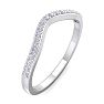 1/4 Carat Diamond Matching Wedding Band Ring in 14 Karat White Gold For JWL45433 Image-2